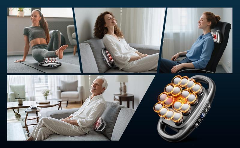 AGEN 2.0 | Multi-Head Massage Gun + Red Light Therapy